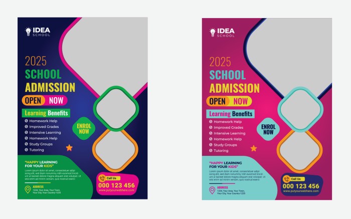Education banners school vector set royalty